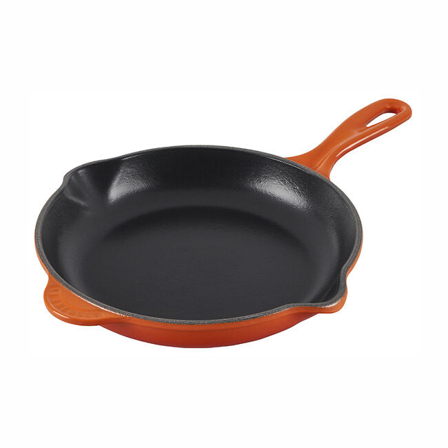 Le Creuset Classic 9 Cast Iron Skillet Flame