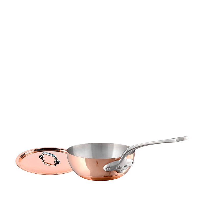 Mauviel M'heritage M150S Saute Pan with Lid