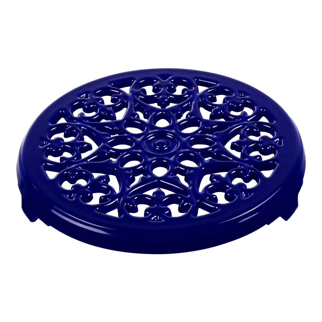 Staub Round Magnetic Wood Trivet, 6-in