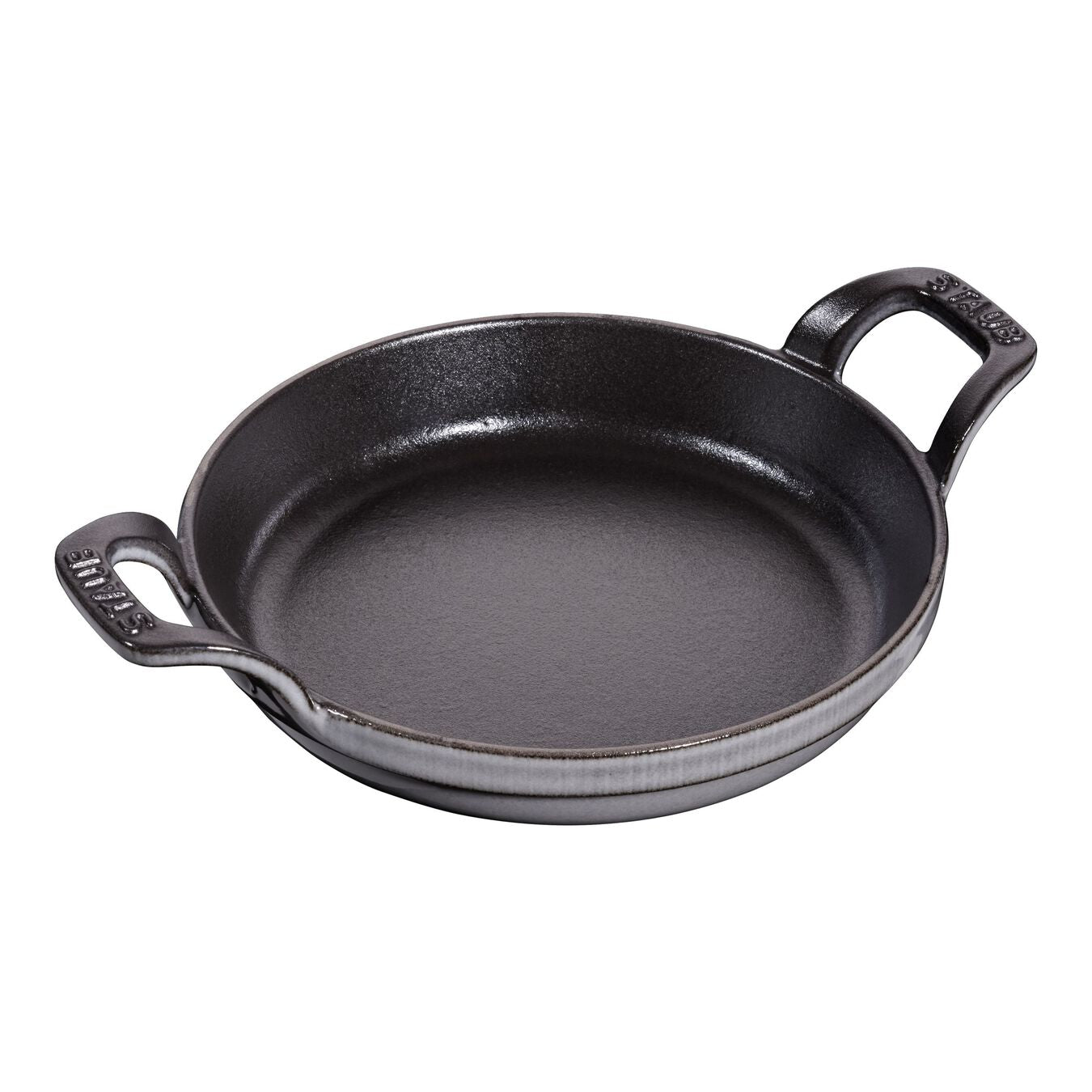 Staub Enameled Cast Iron Daily Pan with Glass Lid in Graphite Grey