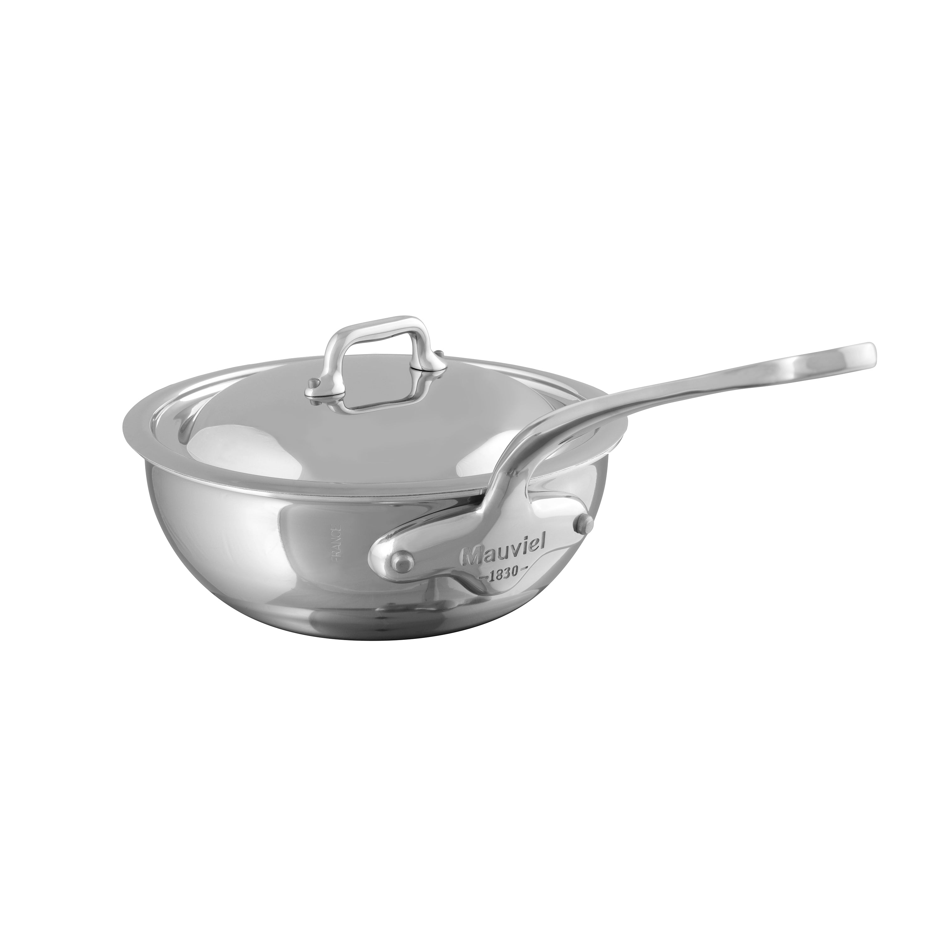 Belgique Stainless Steel 5-Qt. Sauté Pan with Lid, Created for