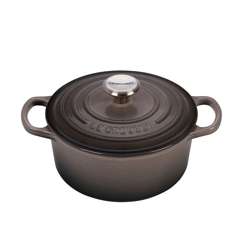Le Creuset Enameled Cast Iron Signature Deep Round Grill | Oyster