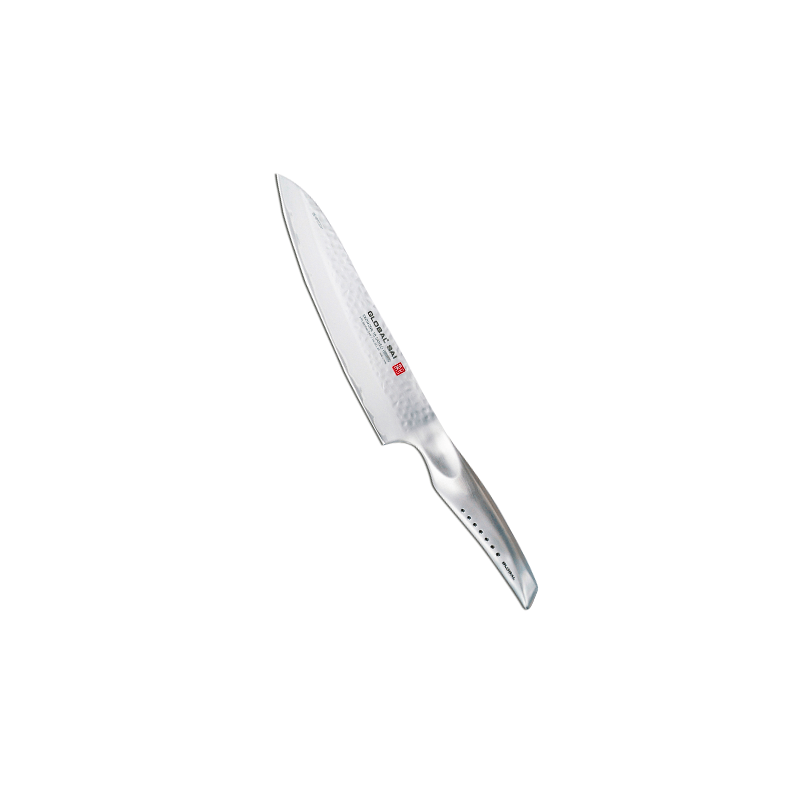 Global SAI-02 Sai Chef's / Carving Knife 8 Hammered Blade