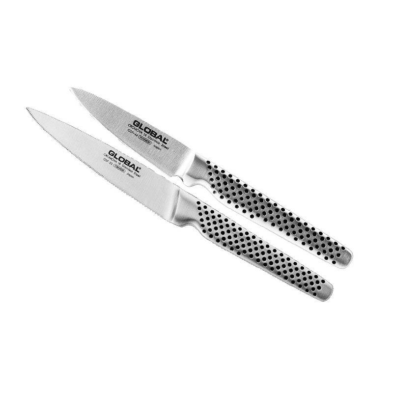 Global 2-Piece Chef and Paring Knife Set