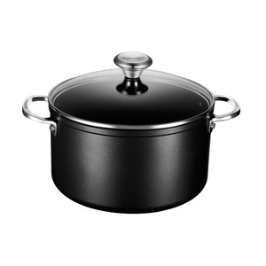 Belgique Champagne Aluminum 3-Qt. Nonstick Soup Pot with Lid