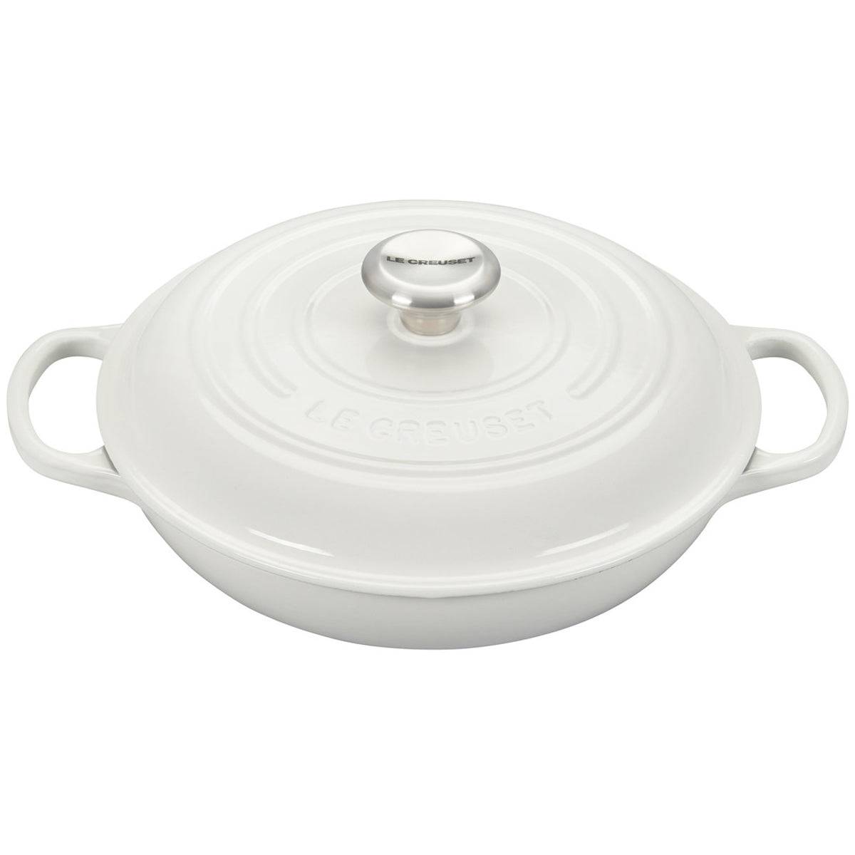 Le Creuset Signature Enameled Cast-Iron Cookware Set, 10-Piece,  White: Home & Kitchen