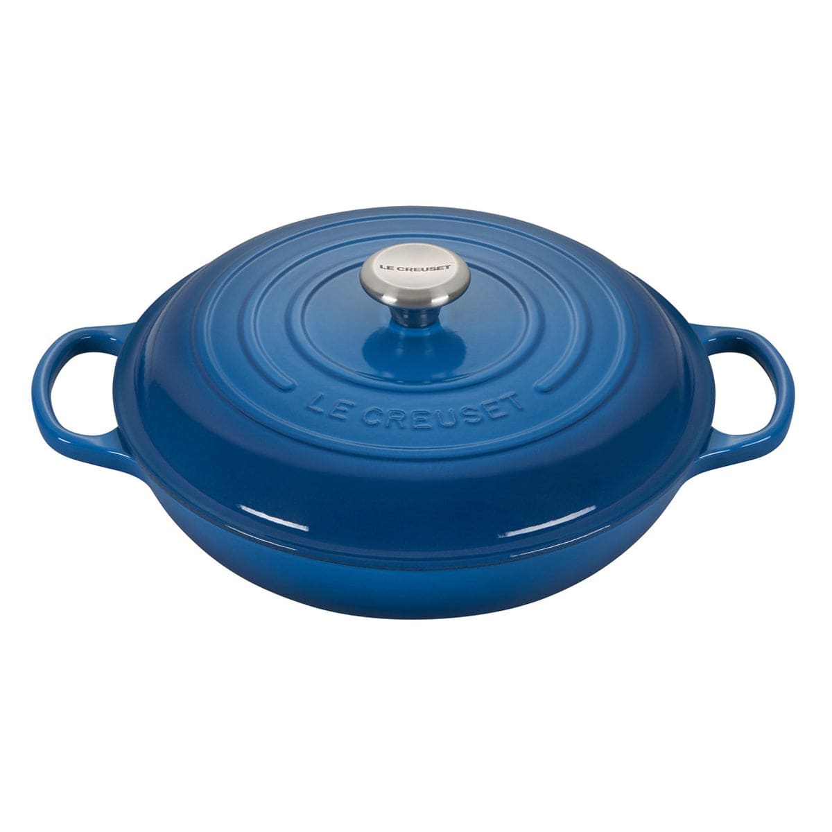 Le Creuset Signature 5-Qt. Ink Blue Enameled Cast Iron Braiser