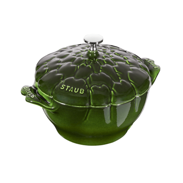 Staub Oval Cast Iron Cocotte, Basil, 7 qt Capacity