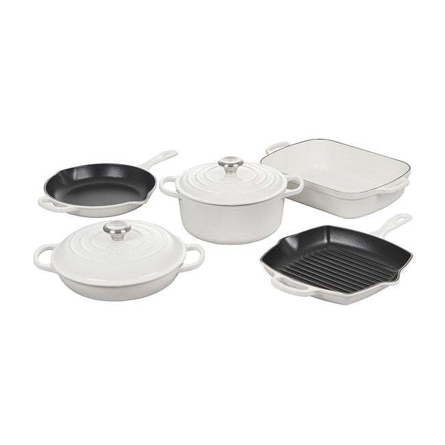  Le Creuset Signature Enameled Cast-Iron Cookware Set