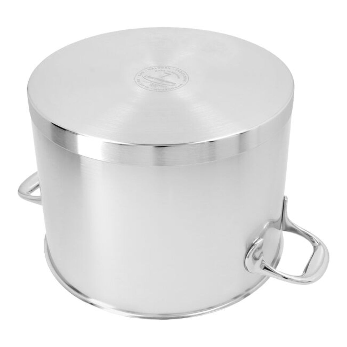 Demeyere Atlantis 7-Ply Stainless Steel Stock Pot With Lid, 8.5-Quart