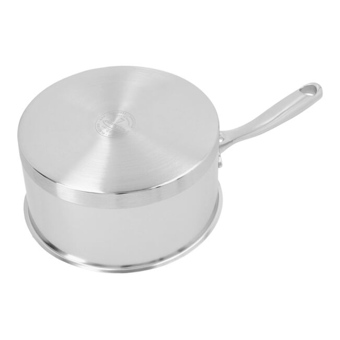 Demeyere Atlantis 7-Ply Stainless Steel Sauce Pan With Lid, 1.6-Quart