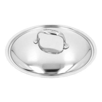 Demeyere Atlantis 7-Ply Stainless Steel Sauté Pan With Helper Handle And Lid, 2.96-Quart