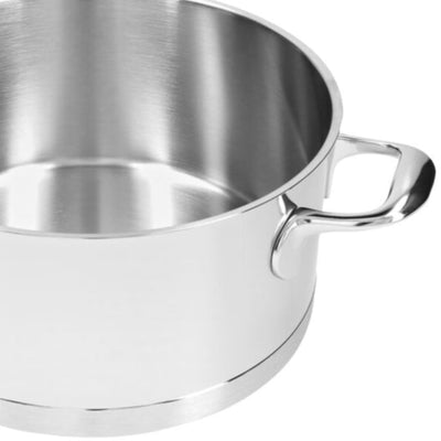 Demeyere Atlantis 7-Ply Stainless Steel Dutch Oven With Lid, 5.5-Quart