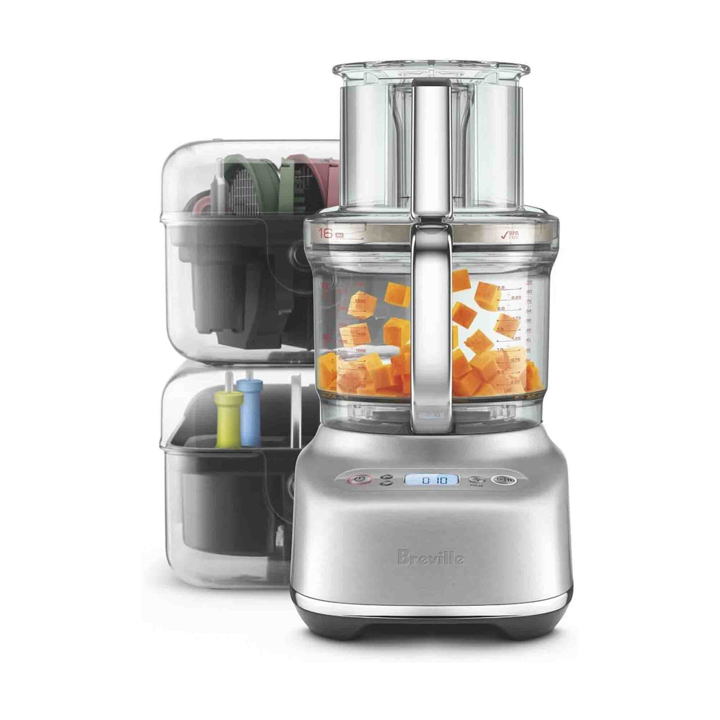 Breville Brushed Stainless Steel the Paradice 16 Food Processor