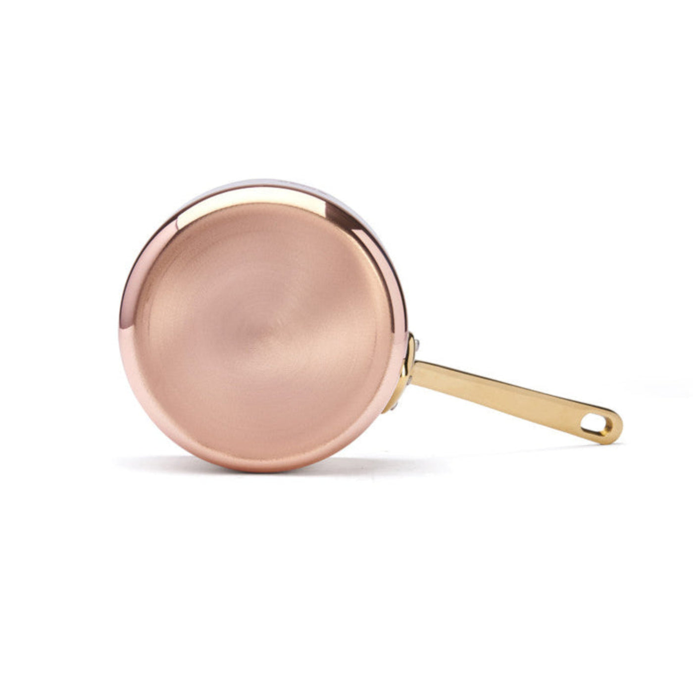 de Buyer Inocuivre Service Copper Saucepan with Brass Handle, 1.6 qt