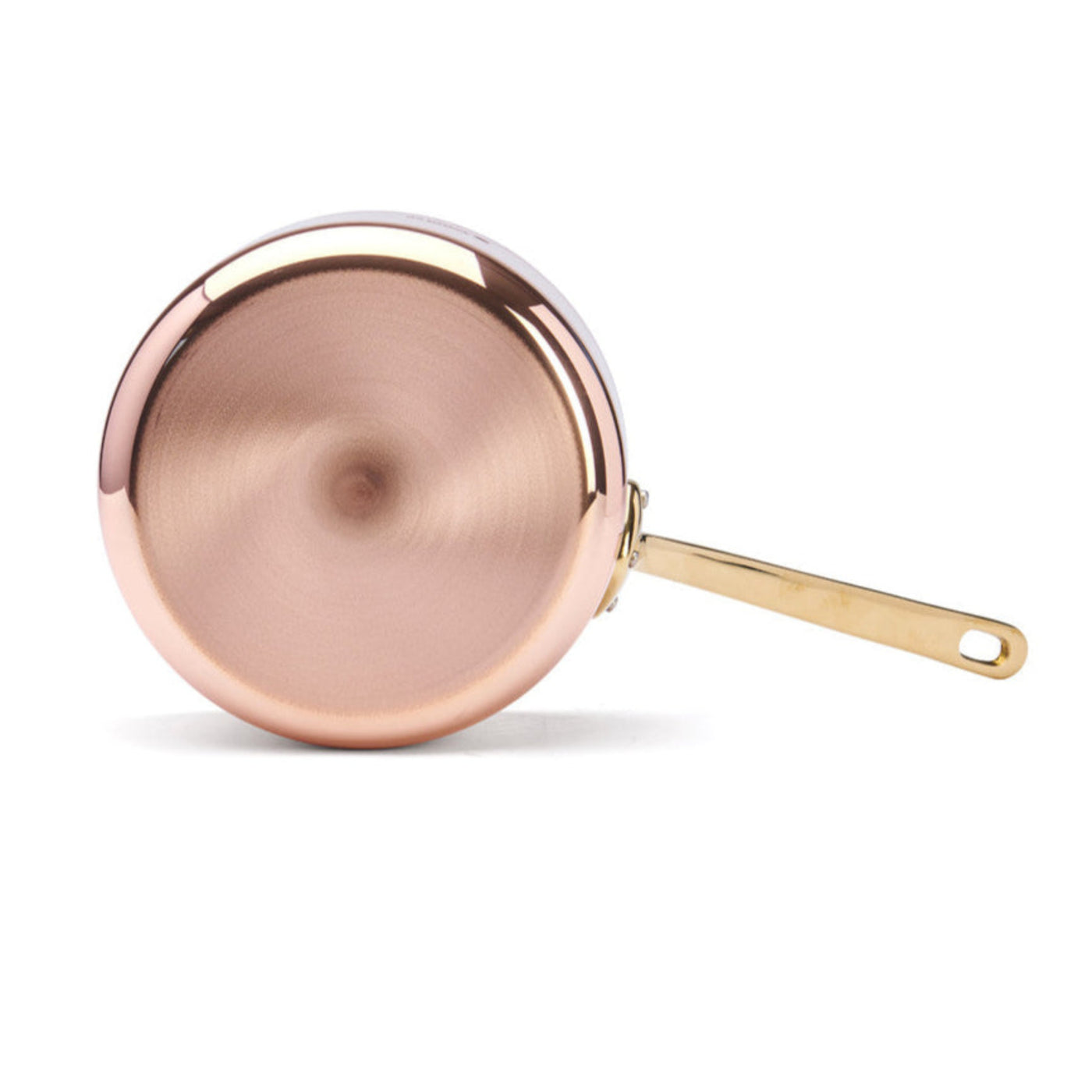 de Buyer Inocuivre Service Copper Saucepan with Brass handle, 3.7 qt