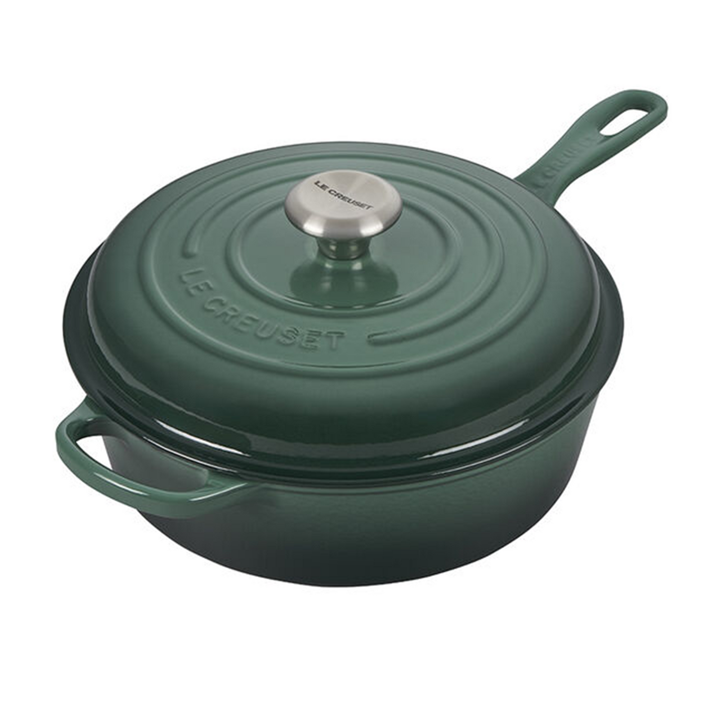 Le Creuset Signature Enameled Cast Iron Cassadou With Lid, 3.75-Quart, Artichaut