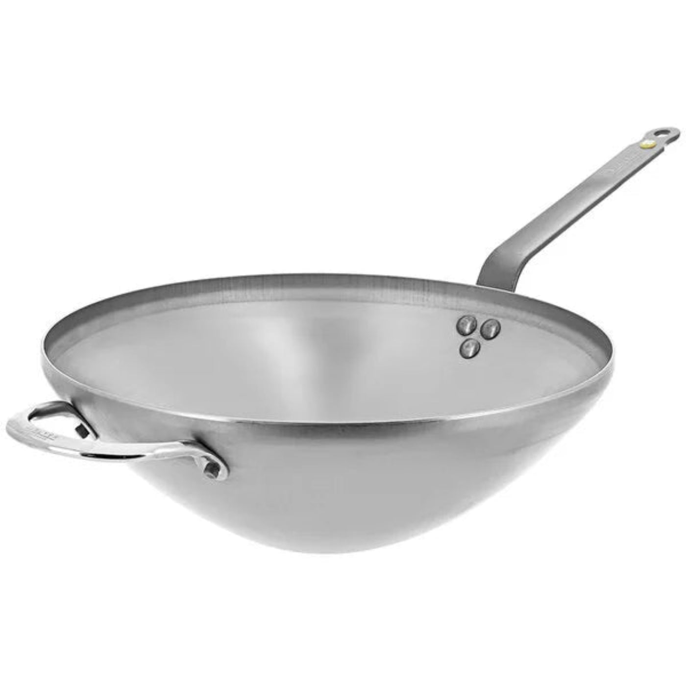 de Buyer Mineral B Carbon Steel Wok with Helper Handle, 12.5 Inches