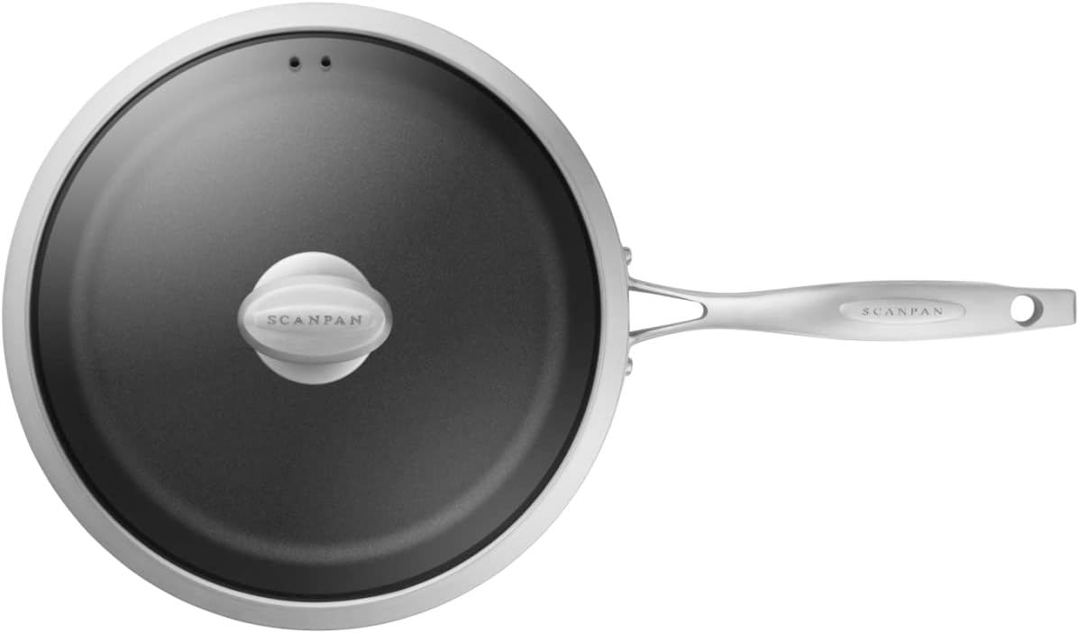 Scanpan PRO IQ Stratanium Saute Pan With Lid, 2.4-Qt