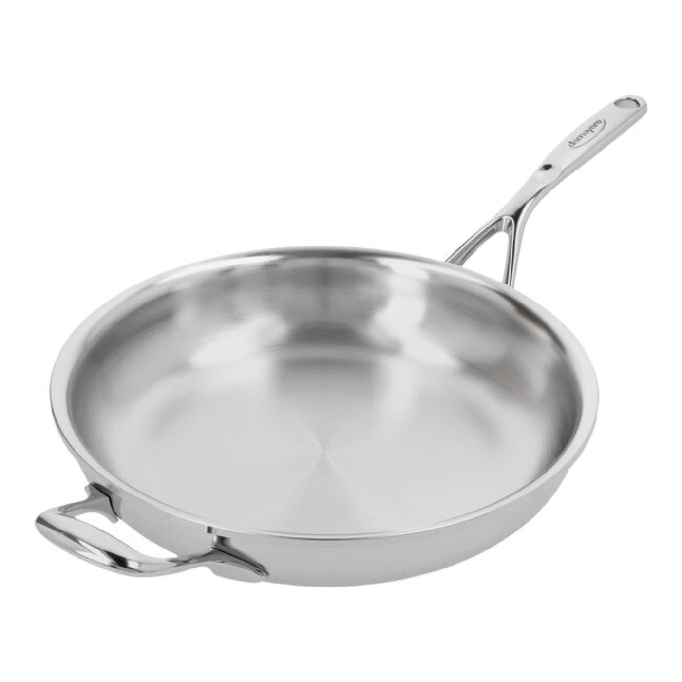 Demeyere Atlantis 7-Ply Stainless Steel Fry Pan With Helper Handle, 12.6-inch