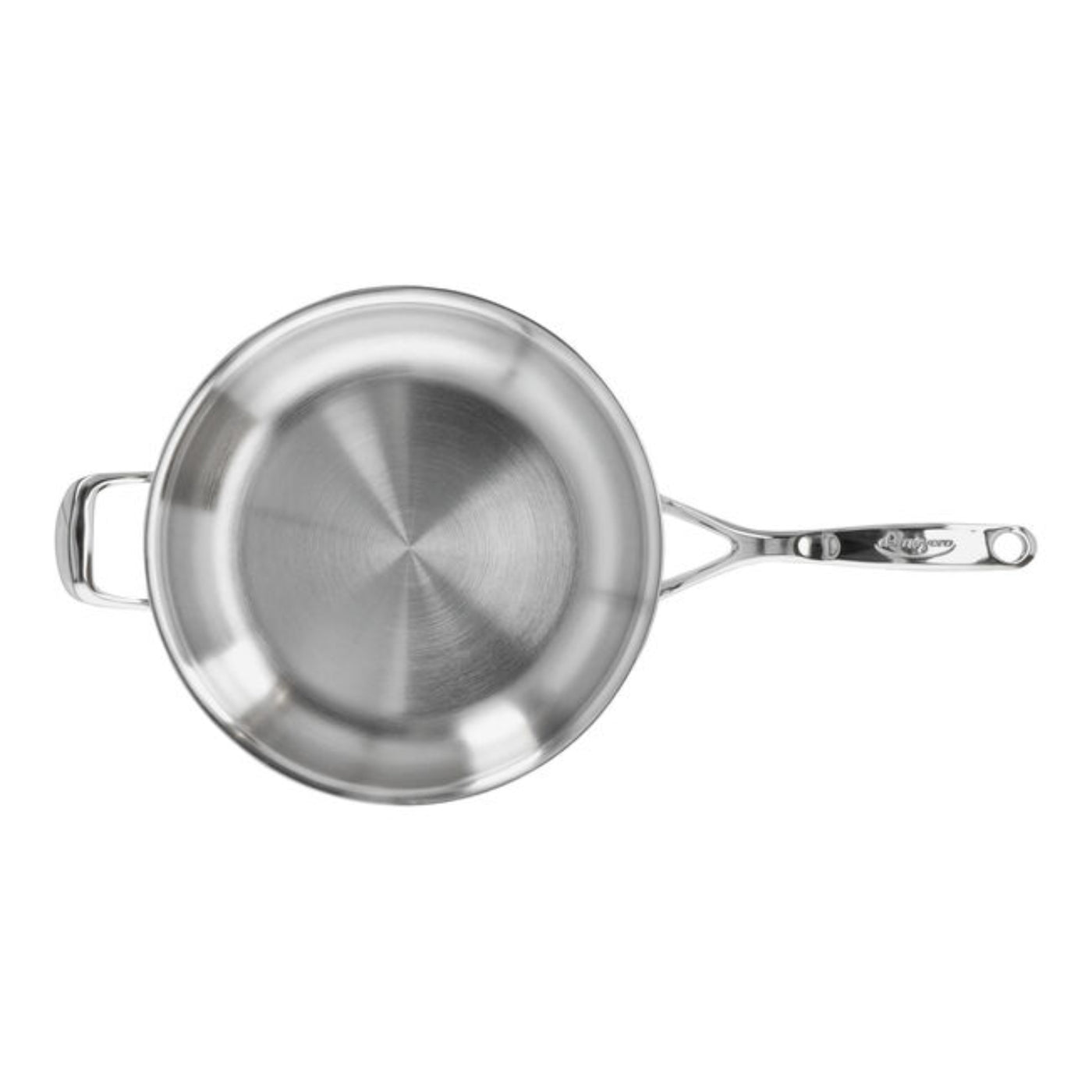 Demeyere Atlantis 7-Ply Stainless Steel Fry Pan With Helper Handle, 12.6-inch