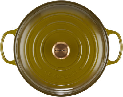 Le Creuset Signature Enameled Cast Iron Braiser, 3.5-Quart, Olive