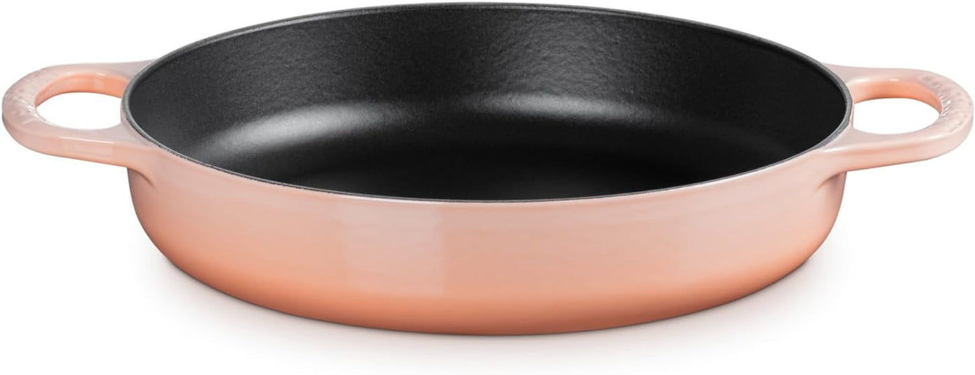 Le Creuset Signature Enameled Cast Iron Everyday Pan, 11-Inches, Peche - Kitchen Universe