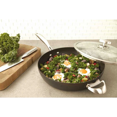 Scanpan PRO IQ Stratanium Saute Pan With Lid, 2.75-Qt