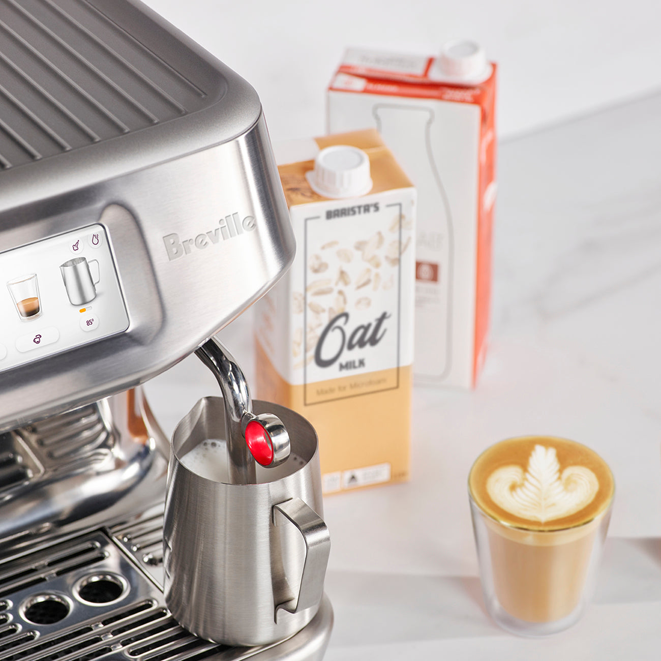 Breville Stainless Steel The Barista Touch Impress Espresso Machine