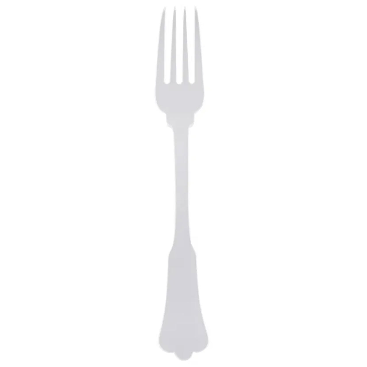 Sabre Honorine Cake Fork, White