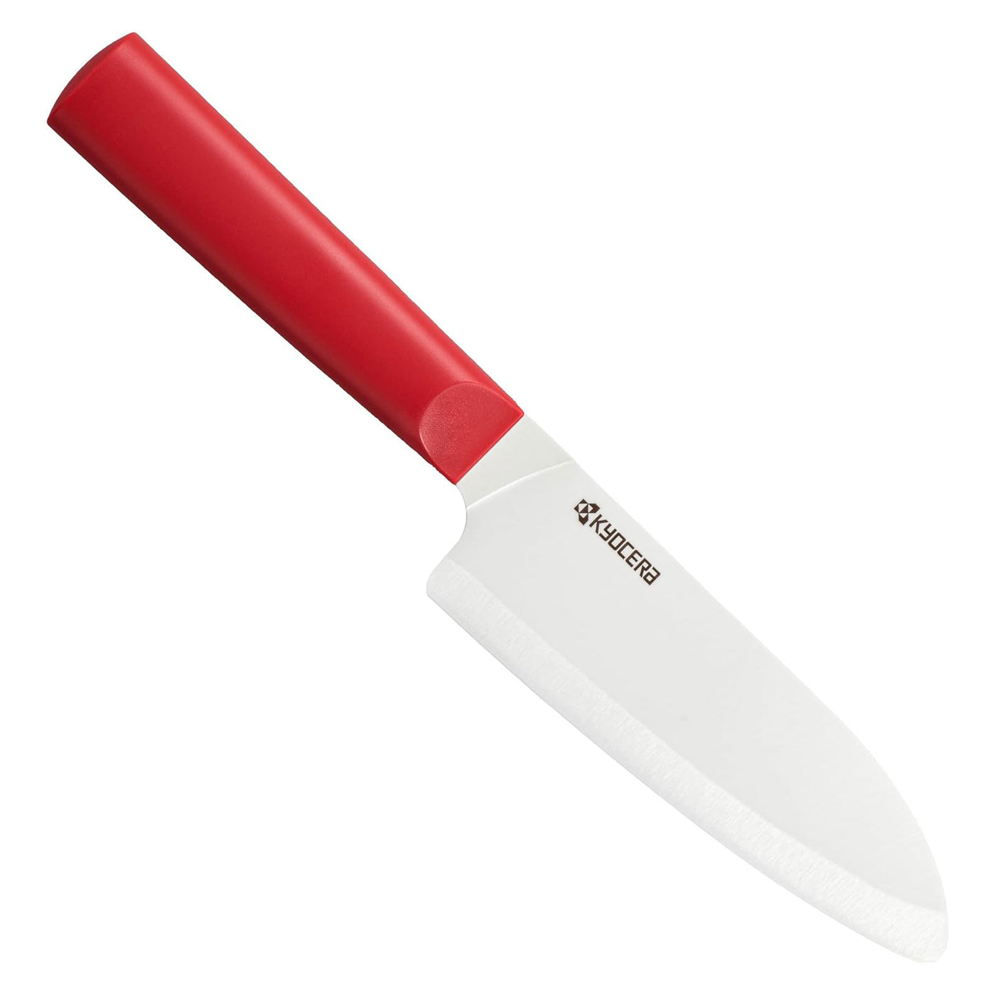 Kyocera Innovation Ceramic Santoku Knife Red Handle, Newest Generation