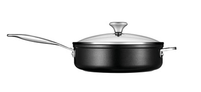 Le Creuset Toughened Nonstick PRO Saute Pan with Glass Lid, 4.25-Quart