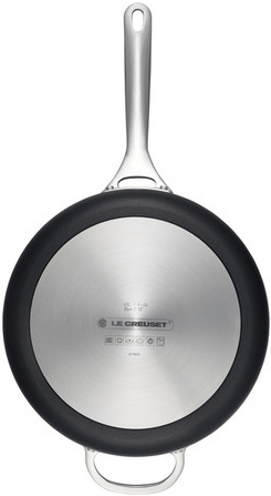 Le Creuset Toughened Nonstick PRO Saute Pan with Glass Lid, 4.25-Quart