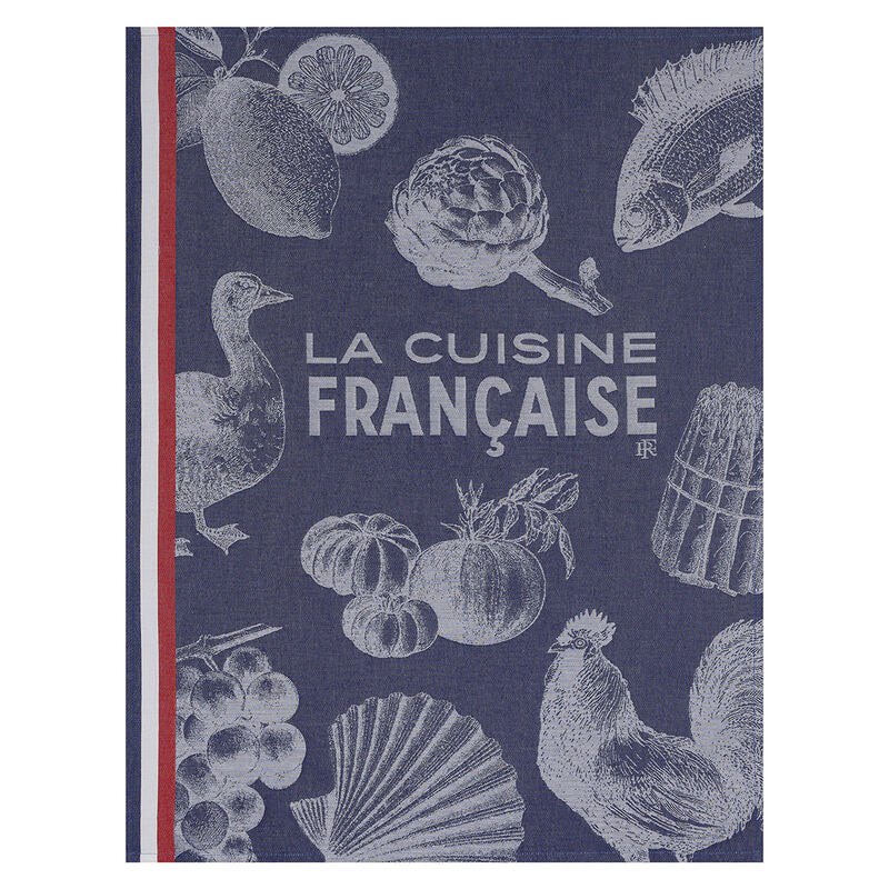 Le Jacquard Francais Gastronomie Towel, 24 x 31-in, Blue