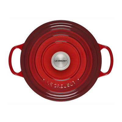 Le Creuset Signature Enameled Cast Iron Sauteuse, 3.5-Qt, Cerise