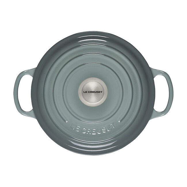 Le Creuset Signature Enameled Cast Iron Sauteuse, 3.5-Qt, Sea Salt