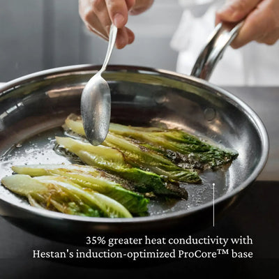 Hestan NanoBond Titanium Stainless Steel Sauce Pan With Lid, 3-Quart