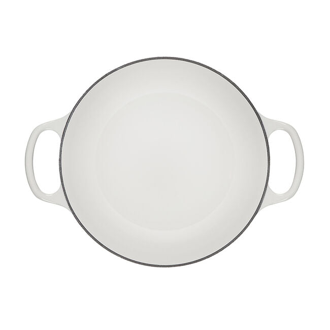 Le Creuset Signature Enameled Cast Iron Sauteuse, 3.5-Qt, White