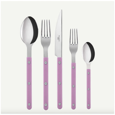 Sabre Bistrot 5-Piece Flatware Set, Pink