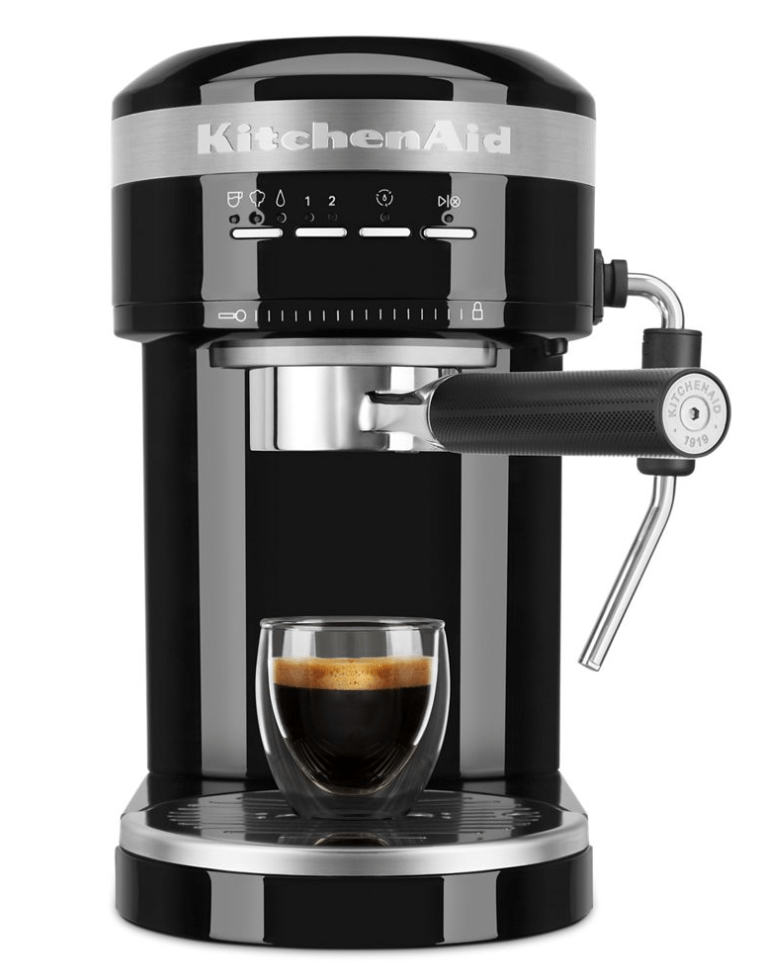 KitchenAid Semi-Automatic Espresso & Cappuccino Machine, Onyx Black