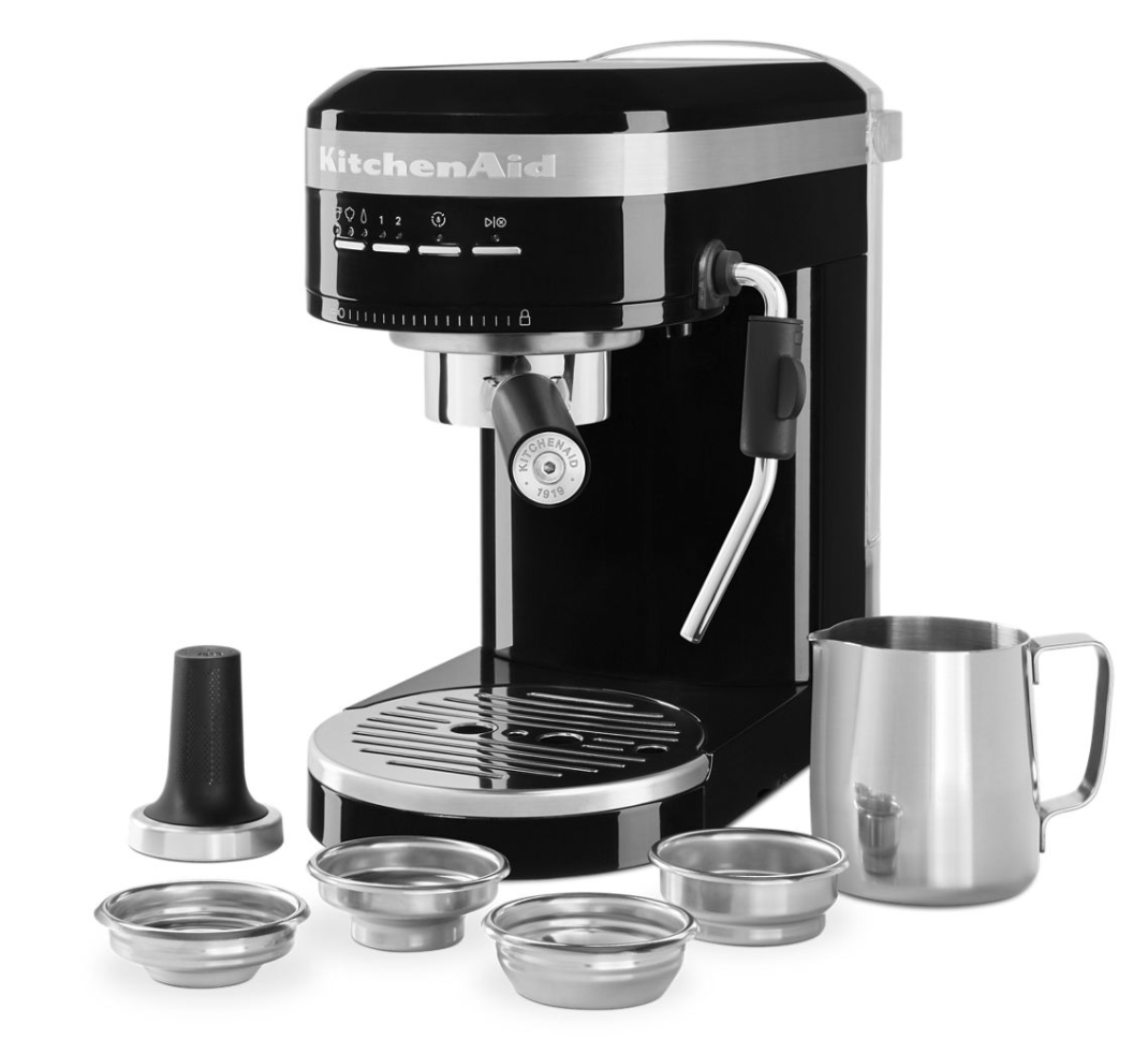 KitchenAid Semi-Automatic Espresso & Cappuccino Machine, Onyx Black