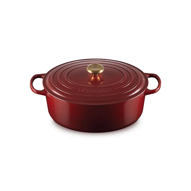 Le Creuset Signature Enameled Cast Iron Oval Dutch Oven, 8-Quart