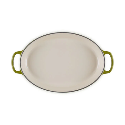 Le Creuset Enameled Cast Iron Oval Baker, 3-Quart, Olive