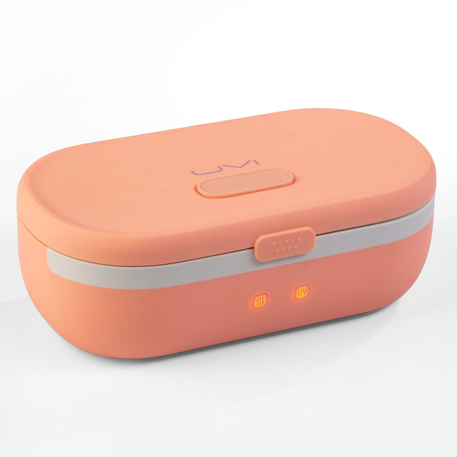 UVI Self Heating & Cleaning Lunch Box with UV Light, Salmon | Kitchen ...