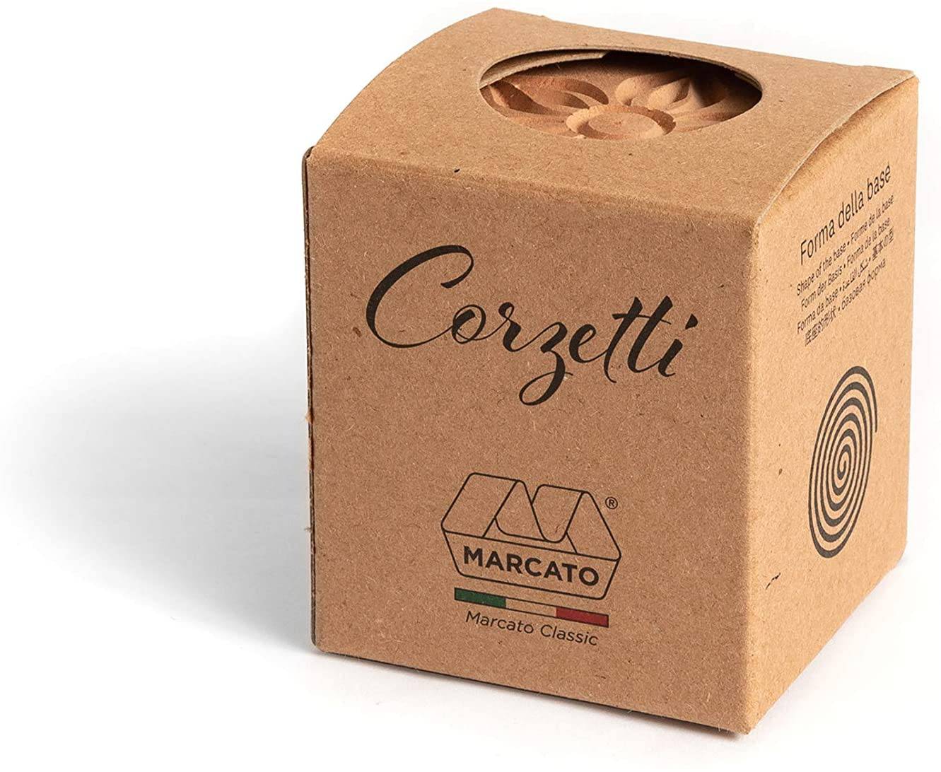 Marcato Spiral Corzetti Stamp with Base Set - Artisan Cooking